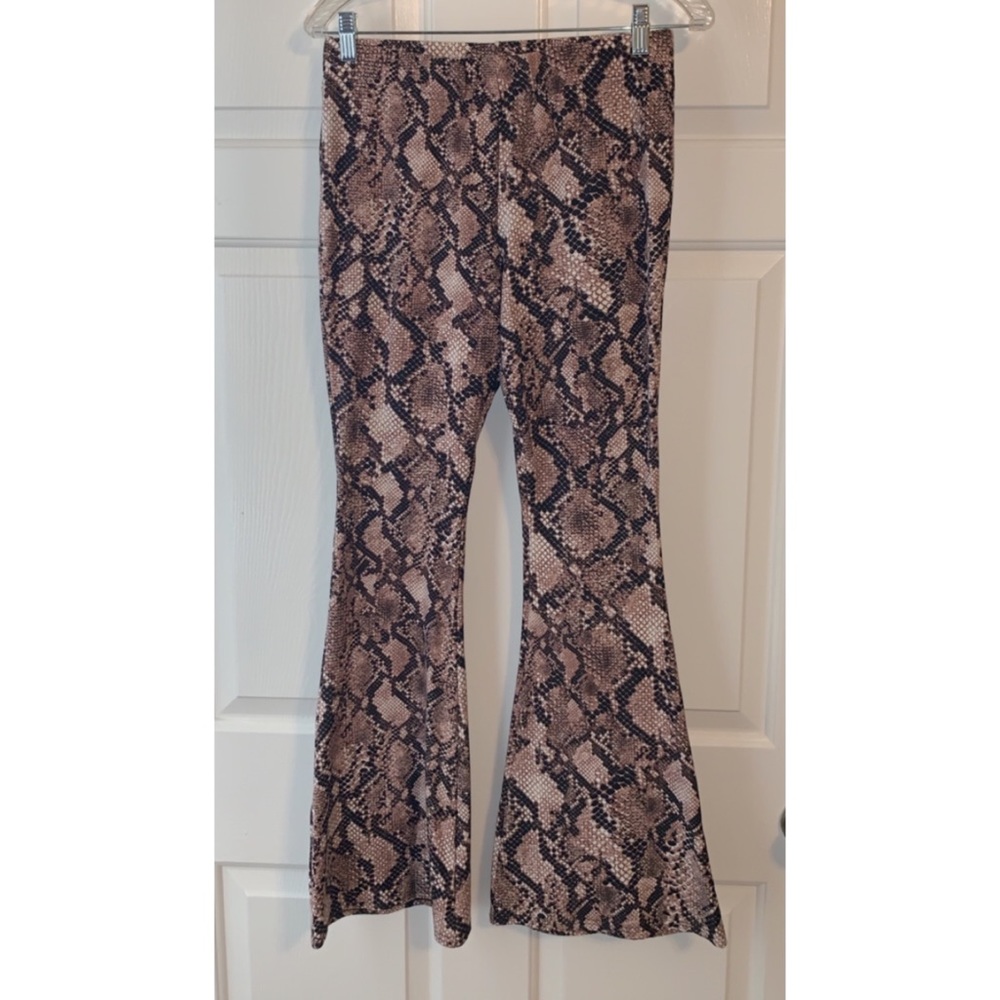 Snake print pants